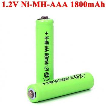 4pcs 1.2V 1800mAh NiMH AAA Rechargeable Batteries for RC Vehicles