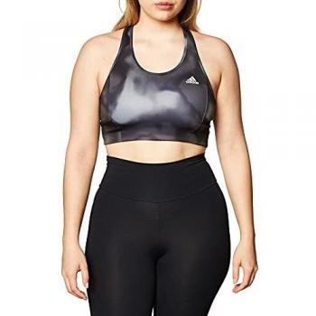 Adidas Damen BH D2M AOP Black White XS GD4656