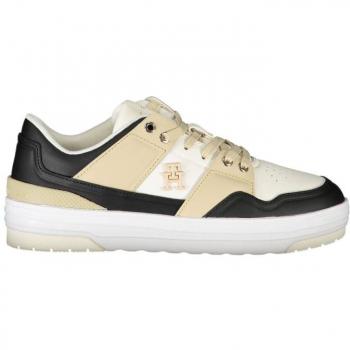 Women's Tommy Hilfiger Sneakers WhiteBlackTan