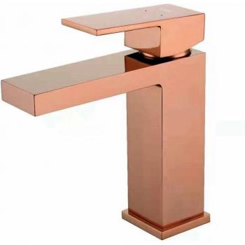 Grifo mezclador Sirius Oro Rosa para lavabo KROOS®