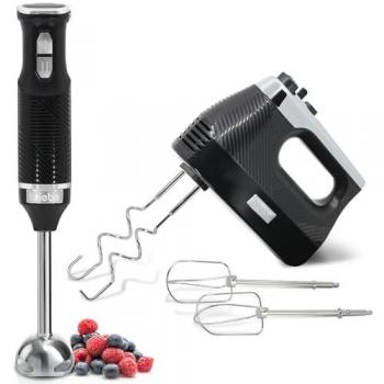 Set Mixeur Plongeant et Batteur Briebe 600W Noir