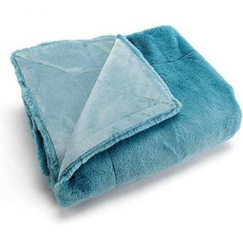 Plaid Luxe bleu clair 130x170