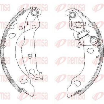 Bremsbacke REMSA für Ford 4138.00