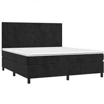 VidaXL Boxspringbett 180x200 cm mit Matratze und LED