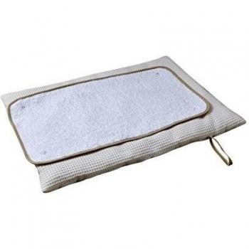 Celestial Comfort Cream Waffle Cotton Roly Poly Travel Changing Sheet