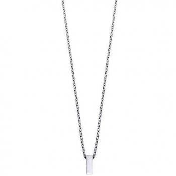 Colgante Alphabet Duran Exquse en plata con acabado en rodio