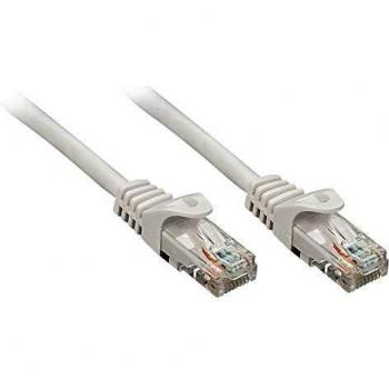 LINDY 48400 RJ45 Patch Cable 0.5m CAT 5e U/UTP Grey