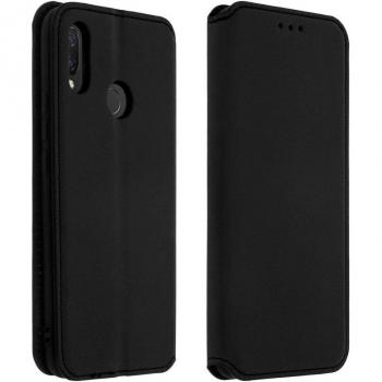 Étui portefeuille noir pour Huawei P Smart Plus