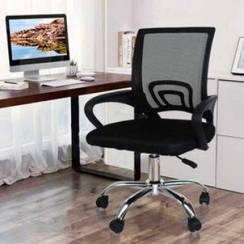 Silla de escritorio Classic Thinia Home con ruedas 86-95x52x65 cm