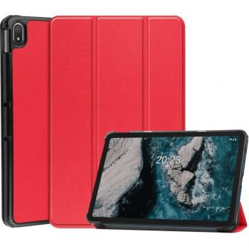 Étui en cuir PU avec support pliable pour Nokia T20 10,4 pouces