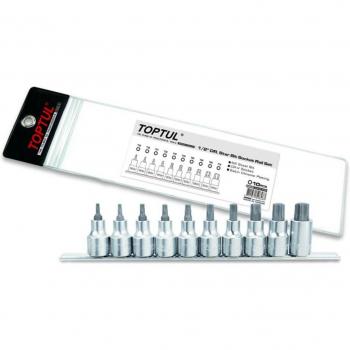 1/2 inch TORX dopsleutelset 10-delig TOPTUL T20 T25 T27 T30 T40 T45 T50 T55 T60 T70