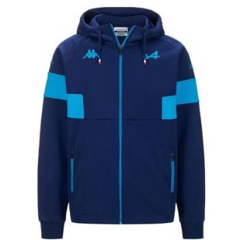 Alpine F1 Team Hoodie mit durchgehendem Reißverschluss