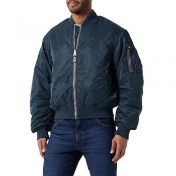 Blouson à capuche Schott NYC bleu L masculin