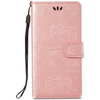 Funda Lujosa Crisant Elefante con Soporte y Ranura para Tarjetas