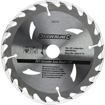 Silverline TCT Circular Saw Blades 150 x 20 mm 3 Pack