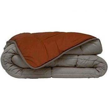 Couette Microfibre 400g/m² Calgary 240x260cm Galet & Gingembre