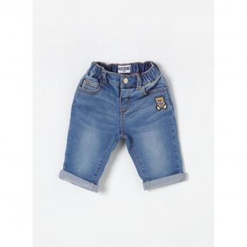 Pantalon denim jeune Moschino couleur bleue 6M