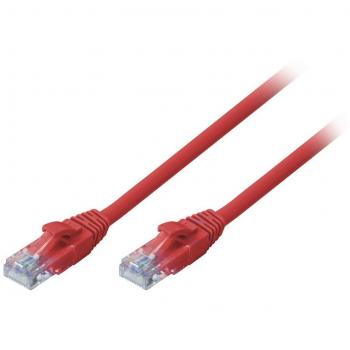Patchkabel Lindy 5 m – Rotes CAT 6, U/UTP, RJ45, mit Rastnasenschutz