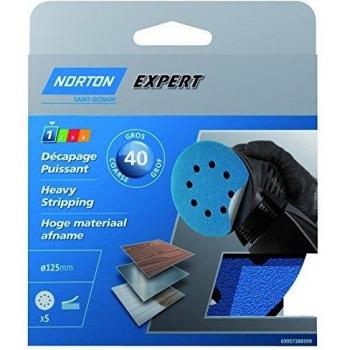 Disque auto-agrippant 125 mm grain 40