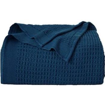 Coperta Blu Primaverile per Divano e Letto Bedsure