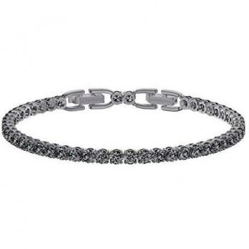 Swarovski Gioielli Bracciale Tennis Deluxe round grigio