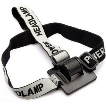 Helmet-Mounted LED Light Strap