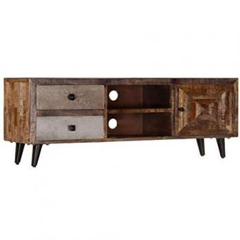 Sonata TV Cabinet 118x30x40 cm Solid Mango Wood