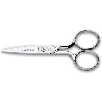 Tijeras de Acero de Carbono 3 Claveles 11,5 cm