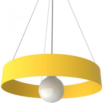 Halo Lumicom Sospensione E27 1X Max 42W Metallo Giallo D.40cm