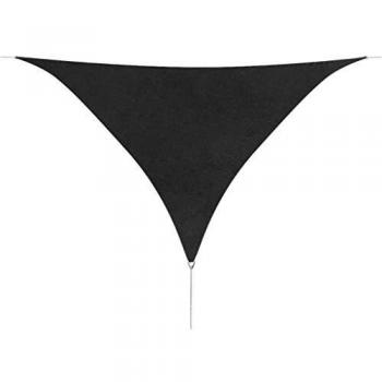 VidaXL Toldo de vela triangular de tela oxford 5x