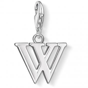 Charm Letra W en Plata Thomas Sabo