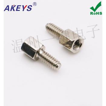 10pcs DB9 Copper Hex Nut VGA Connector