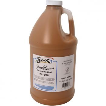 Sax Premium Flow Acrylic – Raw Sienna, Half Gallon