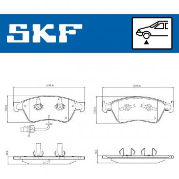 SKF VKBP 81045 E freins