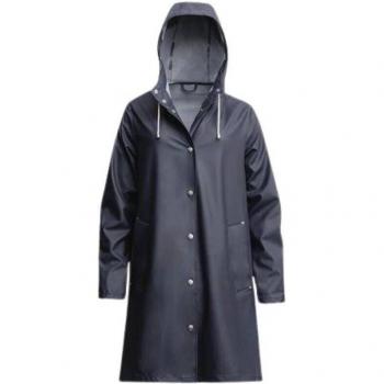 Stutterheim Lightweight Raincoat Navy Blue Female Size S