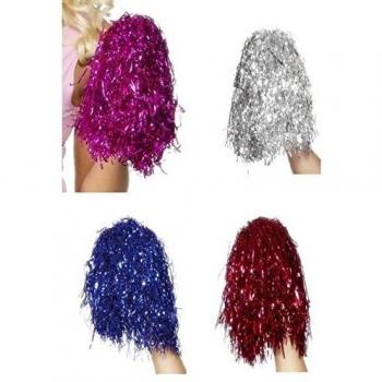 Pompons rouges en métal