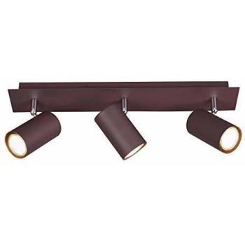 Marley 3-Bulb Rust Ceiling Spotlight