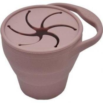 Silikon Snackbecher Dusty Pink von Cotton Cloud