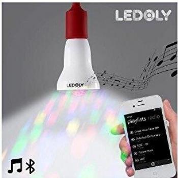 Bitblin Bombilla LED Bluetooth E27 con Altavoz C1000