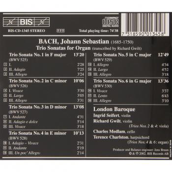Sonates En Trio Pour Orgue Nos. 1 À 6 Transcrites Par Richard Gwilt