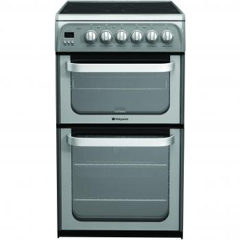 Hotpoint HUE52GS 50cm Electric Double Oven Range
