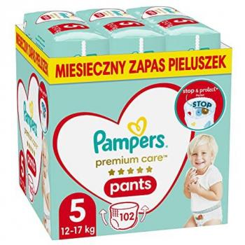 Pampers Windel-Pants 5 – Monatsbox, 102 Windeln – 12‑17 kg