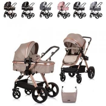 Chipolino HAVANA carrito de bebé 2 en 1 con bolso y mosquitera