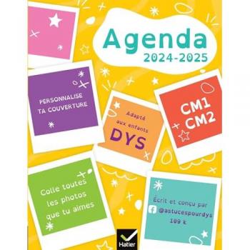 Agenda DYS primaire CE2 CM1 CM2