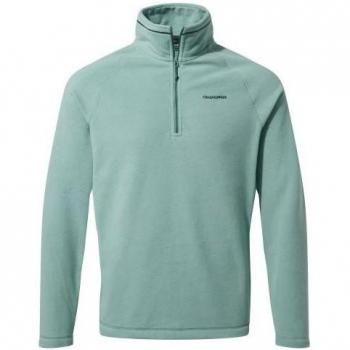 Craghoppers Herren Fleece-Oberteil Corey VI (schwarz) Halbreißverschluss Größe L
