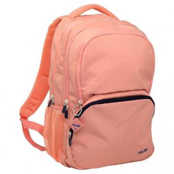 MILAN MOCHILA ESCOLAR 2 CREMALLERAS (25L) SERIE 1918 ROSA 1918 16x30x46 Cms