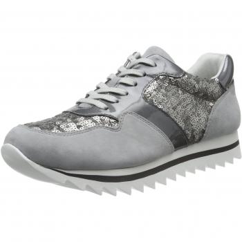 Gabor Damen Sneaker, Grau (Stone/Alsi/Steel 49), 38.5 EU