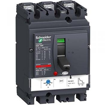 Kompakter 3‑Phasen-Leistungsschalter LV429551 von Schneider (TM80D/NSX100B)