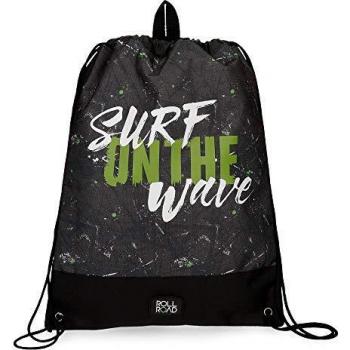 Mochila Gym Roll Road Cuerdas Negra