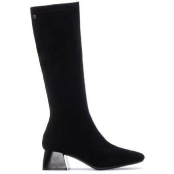 XTI Botas Negra Casual 3 a 5 cm – Zipper